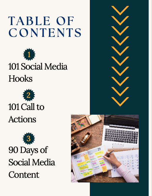 90 Day Social Media Power Pack: Hooks, CTAs, and Content Ideas